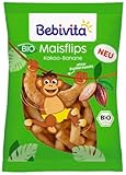 Bebivita Knabberprodukte Maisflips Kakao-Banane, 30g, 7er Pack (7x30g)