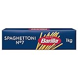 Barilla Pasta Klassische Spaghettoni n.7 aus Hartweizen immer al dente, (1 x 1 kg)