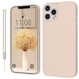 KPPIT iPhone 12 Pro Max Hülle Silikon Case 6.7 Zoll,Hanyhülle iPhone 12 Pro Max [Kameraschutz] [Mikrofaser] [Kratzfeste] Rundumschutz Case Schutzhülle Hülle für iPhone 12 Pro Max,Khaki