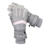 EAJORN Winter-Skihandschuhe für Herren und Damen, Touch-Screen-Handschuhe, wasserdicht, warm, Snowboard, Winterhandschuhe