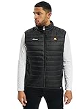 ellesse Herren Bardy Weste, Schwarz, L EU