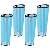 DIYEAH 4 Stück Atmungsaktive Multifunktionale Mesh fliegengamaschen für Pferde Bequeme Netz beinschützer mit Integrierter Stützfunktion für Effektiven Fliegenschutz und