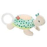 Fehn Spieluhr Baby Einschlafhilfe Schildkröte - Kuscheltier mit Befestigung - Einschlafhilfe Melodie 'Mozarts Wiegenlied' - Babyspielzeug für Unterwegs & Zuhause - Musikspielzeug für Babys & Kinder