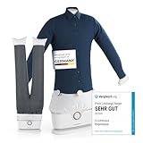 CLEANmaxx Automatischer Hemden-Bügler zum Trocknen und Glätten von Hemden & Blusen inklusive Aufsatz für Hosen | Die Innovative und schonende Art, Ihre Wäsche zu glätten