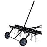 Vertikutierer für Aufsitzmäher 100 cm - Rasenlüfter für große Gärten - Robust & effizient für perfekte Rasenpflege