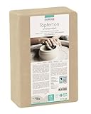 Glorex 6 8073 605 - Töpferton 5kg weiss unschamottiert
