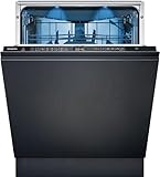 Siemens SN65EX07CE, iQ500 Smarter Geschirrspüler Vollintegriert, 60 cm breit, Besteckschublade, Made in Germany, Innenbeleuchtung, automatische Türöffnung, extra leise, aquaStop, varioSpeed