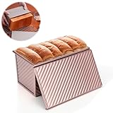 Farerkass Toastbrot Backform Mit Deckel 450g Brotbackform Mit Deckel Backform Brot Toast Backform Brotbackformen Kastenform Brot Antihaft Brotformen Zum Backen, Ideal Zum Brot- Und GebäCkbacken