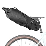 Rhinowalk Fahrrad Satteltasche Wasserdicht 14L Fahrradtasche Sitztasche Aufbewahrungstasche für Outdoor Fahrräder Mountainbikes Rennräder