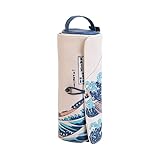 Grupo Erik Stiftrolle Hokusai Die große Welle vor Kanagawa - Federmappe 21 x 7,5 x 7,5 cm - Mäppchen Groß - Federmäppchen Mädchen und Jungen