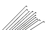 AIXILAN Universal Bicycle Spokes, 10 stücke 14g Edelstahl Fahrrad Speichen Mit Nippel Fahrrad Speichen(265mm)