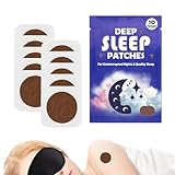 Schlafpflaster 10 Stück - Natürliche Einschlafhilfe für Tiefschlaf | Besser Schlafen Pflaster | Beruhigende Patches gegen Stress & Müdigkeit, Schlafunterstützung für Erwachsene & Reisende Hotel