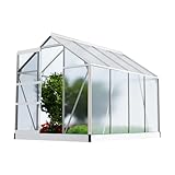 GARMIO® Gewächshaus Neapel 250x190cm für den Garten, Alu...