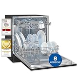 Exquisit Mini-Geschirrspüler, Tischspülmaschine, 55 cm...