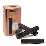 BLACK + BLUM Binchotan Aktivkohle Wasserfilter 4er-Pack,...