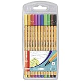STABILO - Fineliner - point 88-10er Pack - Standardfarben