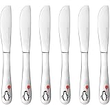 GRÄWE Kindermesser 17 cm, 6-teilig, Kinderbesteck Set, Edelstahl Besteckset, Messer für Kinder, für Mädchen, für Jungen, ab 3 Jahren, Motiv Pinguin