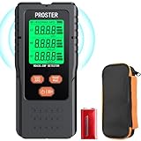 Proster EMF-Messgerät 3 in 1 digitaler Strahlungsdetektor für elektromagnetische Felder EF RF MF, für 5G, Mobilfunkmasten, WiFi und intelligente-Gerät zu Hause und im Büro sowie Geisterjagd