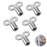 5 Stück Entlüftungsschlüssel, Heizungsentlüftungsschlüssel, Heizung Entlüftungsschlüssel, Heizkörper Entlüftungsschlüssel, Schlüssel Heizung Entlüften, Heizkörperschüssel, Universal