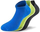 Lenz Performance Sneaker Tech Socken (Black/Green/Blue,35-38)