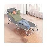 HUFIREHU Gästebett klappbett feldbett gartenliege sonnenliege Camping matratze sonneninsel Folding Bed gartenliege wetterfest Geeignet für Büroarbeit und Nickerchen(Basic Style,178 * 62cm)