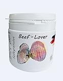 Softgranulat 100g Beef - Lover von Krause Diskus - Soft Granulat mit Rinderprotein - Premium Diskusgranulat - Fisch Discus Futter