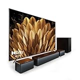ULTIMEA 5.1 Soundbar mit Dolby Atmos, 3D Surround Sound System, Soundbar für TV Geräte mit Subwoofer, 2 Rear-Lautsprechern, Sound bar Bluetooth 5.3 mit Einstellbarem Bass, Poseidon D60