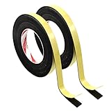 Dichtungsband Selbstklebend, 2 Rollen 10m x 15mm(B) x1mm(D)...