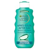 Garnier After Sun Lotion, Kühlende und beruhigende Bodylotion mit Aloe Vera, Ambre Solaire After Sun Beruhigende Feuchtigkeits-Milch, 1 x 200 ml