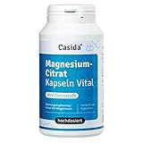 Magnesiumcitrat Kapseln Vital - reines Magnesiumcitrat - 120...