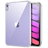 ESR Hülle für iPad Mini 6 Hülle transparent, iPad Mini 6 Case 2021, dünn und leicht, vergilbungsresistent, Harte durchsichtig Rückseite, weicher Silikon Rahmen, Klar