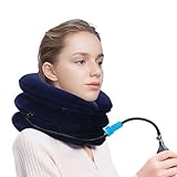 Bodiiwuliu Nacken Cervical Traction, Kopf-und Nackenstrecker, Verstellbares Kopf-und Nackenstrecker, für Unterwegs Zuhause im Büro, FüR Entspannen Sie Ihren Nacken