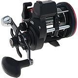 Abu Garcia Alphamar LC Syncro Multirollen, Schwarz/Rot