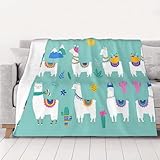 Superweiche Alpaka-Lama-Decke für Sofa, Couch, Bett, waschbar, gemütliche Decken für alle Jahreszeiten, 152,4 x 203,2 cm