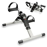 Gimisgu Mini-Bike Heimtrainer, Reha-Pedal Heimtrainer mit LCD-Display, Einstellbarer Widerstand, Heimtrainer Pedal Trainer, Home Office Heimtrainer für Muskel-Rehabilitation, Sport-Training