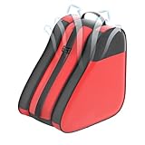 Generisch Schlittschuhtasche,3-lagige Rollschuhtasche mit verstellbarem Schultergurt - Atmungsrucksack Zur Aufbewahrung Von Schuhen Helm Ausrüstung,Winter Outdoor Feld Aktivitäten