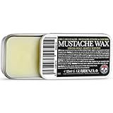 Guardenza Schnurrbartwachs - MUSTACHE WAX - Sehr starker Halt - Ganz natürlich 15ml - Schnurrbartwachs für Styling & Kontrolle