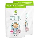 Intenson Xylitol 2x1kg | Kalorienreduzierter Zuckerersatz | 100% Natürlicher | Vegan | Süßstoff | Granuliert