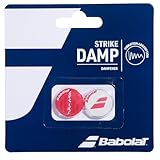 Babolat Pure Strike Vibrationsdämpfer für Feuchtigkeit, 2 Stück (rot/weiß)