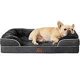 EHEYCIGA Orthopädisches Hundebett Kleine Hunde, Memory Foam Hundekorb Mittelgroße Hunde, Waschbar Hundesofa Wasserdicht rutschfest, Hundecouch mit Hohem Rand