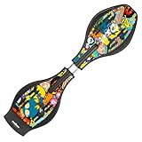 Magnitt RipStik Rollen-Board, Deluxe Junior Rip Stick mit leuchtenden Rädern für mehr Spannung, Spaß und Sichtbarkeit, Ripstick-Skateboard für Kinder ab 8 Jahren, Upgrade-Farbe (G)