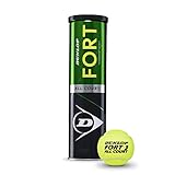Dunlop Tennisball Fort All Court TS - für Sand, Hartplatz und Rasen (1x4er Dose)