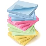 1200 Stück Haftnotizen Klebezettel - 76 x 76mm Sticky Notes, Selbstklebende Haftnotizzettel Klebezettel bunt zettel farbig Notizblöcke für Büro Haus, 1200 Blatt insgesamt, 4 Farben