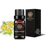 Aromatherapie-Bergamotte-ätherisches Öl, 10ml 100% reines Bergamotte-ätherisches Öl für Diffusoren, Therapeutic Grade Bergamottöl für Luftbefeuchter, Aromatherapie Bergamotte-Öl für Haut & Haarpflege