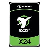 Seagate Exos X24 16TB, Enterprise Internal Hard Drive HDD, 6GB/s SAS, 7200RPM, 2.5M MTBF (ST16000NM002H)
