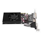 ZJchao Computer-Grafikkarten, GT730 4 GB GDDR3 128-Bit-Grafikkarte mit Lüfter, PCIe 2.0 16X Gaming-Grafikkarte für Wins 10 11