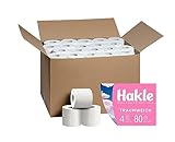 Hakle Traumweich BIG PACK (80 x 130 Blatt), komfortabel weiches WC Papier, 4-lagiges Toilettenpapier für die sanfte tägliche Reinigung, Klopapier ohne Plastikverpackung