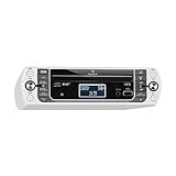 auna KR-400 CD Küchenradio Unterbau-Radio (DAB+/PLL FM Radio, CD/MP3-Player, Bluetooth, AUX, USB, 40 speicherbare Sender, LCD-Display, Koch- und Alarmfunktion, inkl. Fernbedienung) antikweiß