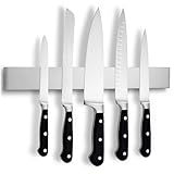 LARHN Magnetleiste Messer aus Edelstahl, 40 cm - Messerhalter Magnetisch - Magnetischer Messerblock Ohne Messer