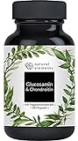 Glucosamin & Chondroitin hochdosiert - 180 Kapseln - Laborgeprüft, hochdosiert